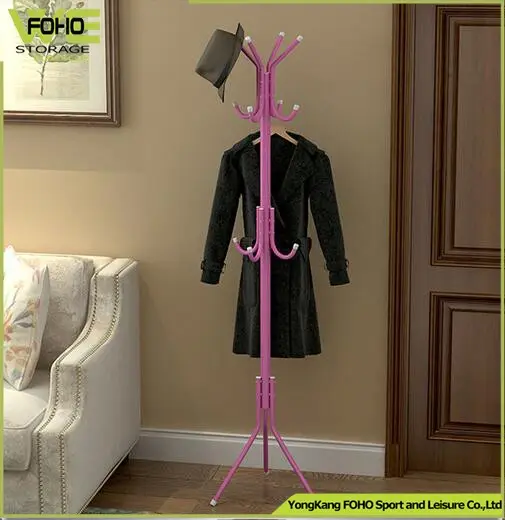 China Supplier Coat Rack Home Furniture Easy Assemble Metal Standing Coat Rack Stand