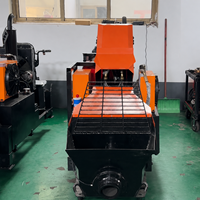 Pompe à béton mini diesel portable, directement de l'usine, pour le coulage de structures secondaires de bâtiments