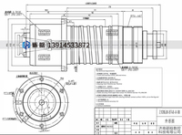 Lihan BT40-120-8000RPM Belt Drive Spindle CNC Machining Center Taper BT40 Presisi Penggilingan Pemotongan Berat ATC