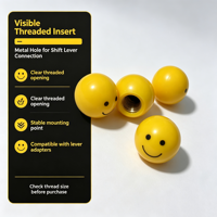 Nouveau Bestseller Accessoires Auto : Capuchon de Valve Personnalisé en Forme de Boule Smiley pour Pneu