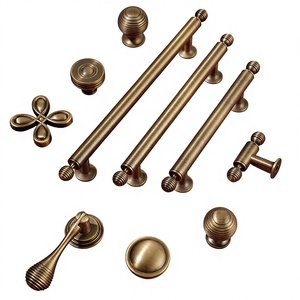 Manija <span class=keywords><strong>para</strong></span> Puerta <span class=keywords><strong>de</strong></span> <span class=keywords><strong>Armario</strong></span> MI RUI, Diseño Americano, Latón Macizo Forjado, Acabado Bronce Antiguo, Estilo Moderno, <span class=keywords><strong>para</strong></span> Muebles <span class=keywords><strong>de</strong></span> Hogar y Oficina - Product Image 4