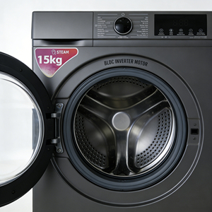 Prêt à expédier <span class=keywords><strong>Lave</strong></span>-<span class=keywords><strong>linge</strong></span> sécheuse automatique à chargement frontal électrique 15 kg à cuve unique en acier inoxydable 2 en 1 Économe en énergie - Product Image 4