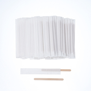 Bâtonnets à mélanger jetables en bois de bouleau naturel pour petits gobelets et accessoires de café – Fourniture professionnelle - Product Image 3