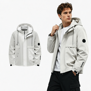 Veste parka matelassée isolée coupe-vent à col montant et capuche longue 2-en-1 pour homme, idéale pour les activités hivernales en extérieur - Product Image 1