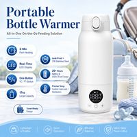 Chauffe-biberon intelligent portable pour bébé, rechargeable par USB, chauffage rapide, 17 oz/500 ml, utilisation en voyage, étiquette OEM Nimicoo CY520