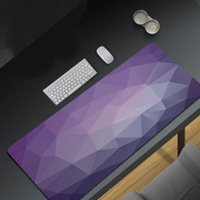 Aflion grosir OEM kustom desain Logo RGB LED hitam karet Gaming Mouse Pad Mat dengan perlindungan radiasi tersedia