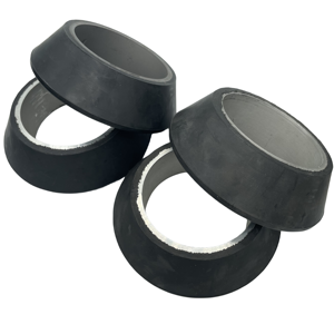 Tazza per tampone 4 1/2 "a V in gomma per giacimenti petroliferi testati sul campo con azione di tenuta costante per un efficiente tampone - Product Image 3
