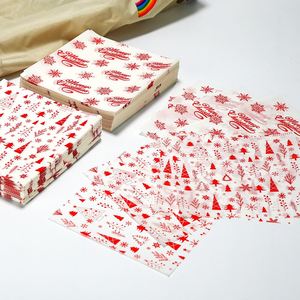 Wholesale Customized Printed Logo Food Safe Grade Baking <b>Paper</b> for <b>Burger</b> Greaseproof Deli Meat Wax Coated Sandwich <b>Wrapping</b> - Product Image 6