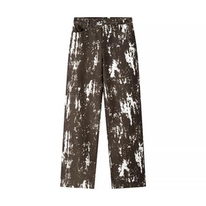 Ropa de Mujer Europea y Americana, Primavera y Otoño 2025, Nuevo Estilo Casual con Estampado Animal y Cinturón, Jeans Ajustados - Product Image 4