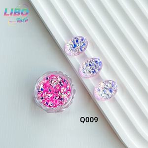 2025 Summer Shimmer Bubble Sequins Pigment 12 Colors Titanium Leather Pigments Nail <b>Gel</b> <b>Polish</b> <b>Reflective</b> - Product Image 2