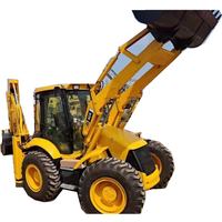 Chargeuse-pelleteuse JCB 4CX modèle 2015, moteur CAT 92KW, composants hydrauliques d'origine, charge nominale de 15 tonnes, mini-excavatrice à bas prix