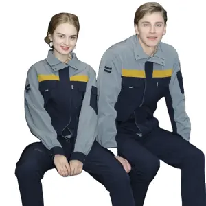 2024 Primavera Nuevo estilo explosivo Ropa DE TRABAJO personalizada en el uniforme de trabajo transpirable de alto grado