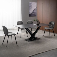 Table à manger de Restaurant en forme de demi-lune, chaises de ferme Antique, prix d'usine