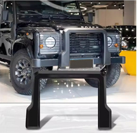 Nouvel accessoire de pare-chocs avant noir, amélioration adaptée aux modèles de voitures Land Rover Defender 90/110/130 classiques, kit de carrosserie extérieure