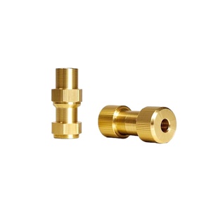 Chế biến đồng thau các bộ phận gia công tùy biến của phi tiêu chuẩn đồng <span class=keywords><strong>bushing</strong></span> <span class=keywords><strong>Nut</strong></span> của CNC Lathe chạy trung tâm - Product Image 2