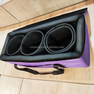 Hot Q're Heavy Duty Singing Bowl Case Travelling Carry Bag For Crystal Singing Bowl Safety Portable Carrying Case