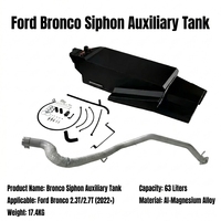Tangki Bahan Bakar Tambahan Jarak Jauh JK 115L+63L Baru untuk Bronco/Bronco Raptor Pemasangan OEM Garansi 3 Tahun Desert Overlanding