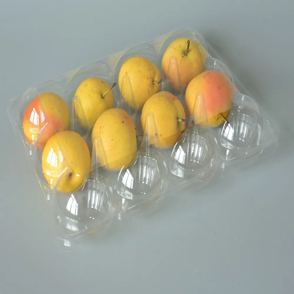 Tomato Peach Apple Kiwi Pear Plastic Tray For Fruit Packing