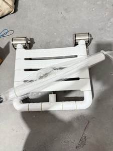 Banco de Ducha Moderno de Alta Resistencia, Plegable hacia Arriba, Ahorra Espacio, con Amortiguación, para Personas Mayores o con Discapacidad - Product Image 6