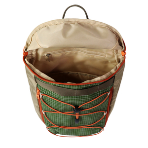 Mochila Unisex Ligera de Nailon Gris Claro con Marco Interno, Diseño Minimalista/Normcore con Patrón de Caracteres, Duradera, Portátil y con Cierre - Product Image 5