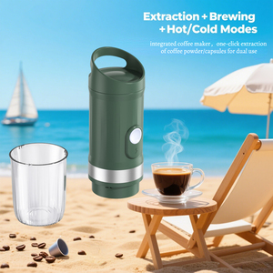 เครื่องชงกาแฟเอสเปรสโซ่ทรงแคปซูลใช้ไฟด้วย USB และแบตเตอรี่สำหรับการตั้งแคมป์การเดินทางกลางแจ้งสำนักงาน - Product Image 4