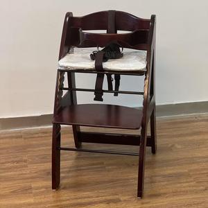 <span class=keywords><strong>Chaise</strong></span> <span class=keywords><strong>haute</strong></span> bébé en <span class=keywords><strong>bois</strong></span> moderne 3-en-1 réglable avec attrape-aliments intégré pour restaurants - Offre Spéciale - Product Image 4