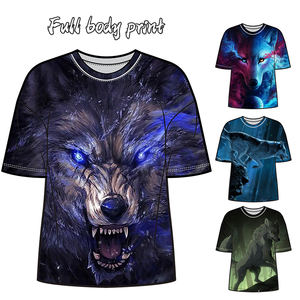 All'ingrosso della fabbrica su misura di sublimazione del corpo completo di stampa da uomo T-Shirt modello personalizzato T-Shirt per uso di promozione - Product Image 5