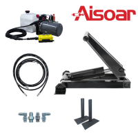 Lève-chargeur hydraulique à ciseaux série PH de 3 à 12 tonnes, kit de benne basculante pour remorque et camionnette, uniquement le lève-chargeur