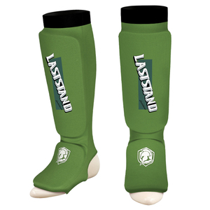 GINGPAI Algodón Instep Tobillo Protector MMA <span class=keywords><strong>Espinilleras</strong></span> <span class=keywords><strong>TKD</strong></span> Kickboxing Muaythai Pierna Soporte Pad Kickboxing Pie Pierna Guards Calentadores - Product Image 3