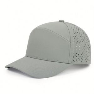 HH HOFNEN High Quality Custom Logo Snapback Trucker <b>Cap</b> Water Protect Laser Perforated 7 Panel Quick Dry Waterproof <b>Baseball</b> <b>Cap</b> - Product Image 4