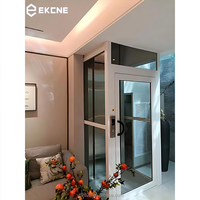 Ascenseur hydraulique moderne à traction pour 2 à 4 étages, pour appartements, villas, maisons, hôtels, usage intérieur/extérieur, vente chaude
