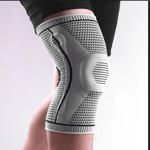 Fabrikant Aangepaste Elastische Knee Pads Protector Knie Brace Compressie Knie Ondersteuning Oefening