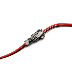 Promotion 100 722# Male Female Terminals 2P SM2.54MM Cable With 8CM Length