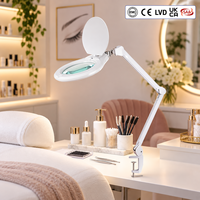 Lampe Loupe de Bureau à Anneau LED Uniforme pour Lentille Optique Claire à Marque Privée, Idéale pour la Soudure et la Réparation Électronique