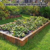 PP/PE couverture de sol en plastique paillis tapis de couverture des terres tissu de mauvaises herbes de jardin en rouleau tapis de bloc de mauvaises herbes robuste pour lit de fleurs