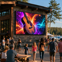 Affichage numérique extérieur imperméable IP65 P8 haute luminosité 8K lisible en plein soleil pour les visiteurs des parcs d'attractions