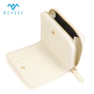 Monedero de Cuero Genuino Personalizado por Sublimación de Buena Calidad para Mujer, con Estampado de Dinero, Tarjetero, Monedero con Cremallera - Product Image 3