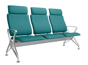 Silla de Espera Moderna con Estructura Metálica Resistente para Aeropuerto, Autobús, Terminal, Hospital y Consultorio - Product Image 4