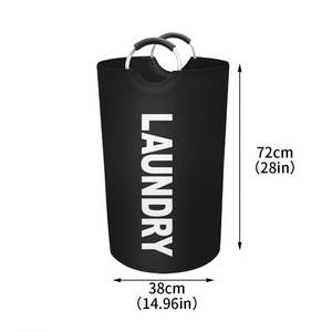 100 Liters <b>Laundry</b> Room Washing Hamper Canvas <b>Laundry</b> <b>Basket</b> with Handles for Home Dirty <b>Laundry</b> Bin - Product Image 2