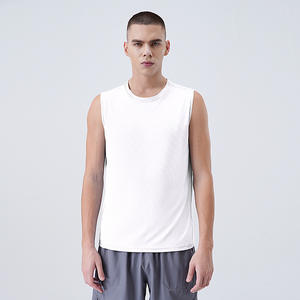 เสื้อกล้ามฟิตเนสผู้ชาย RUIQUWIN 2025 รุ่นวินเทจ ทรงปกติ น้ำหนักเบา ระบายอากาศได้ดี แห้งเร็ว เหมาะสำหรับเล่นบาสเกตบอล สีพื้น - Product Image 3