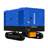 Compresor de Aire Móvil Diésel Airstone de 30m3/min, Alta Presión, Estable, 1059CMF, 30Bar, 435PSI, 410KW, Motor Yuchai, para Minería