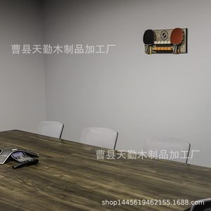 Wooden ping-pong paddle <b>storage</b> rack, school game room paddle <b>storage</b> rack, <b>wall</b>-mounted living room ping-pong paddle <b>storage</b> - Product Image 3