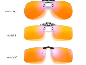 <strong>Low</strong> MOQ Large Square Anti Blue Light <strong>Glasses</strong> Flip up Blue Light Blocking <strong>Glasses</strong> Clip on <strong>Glasses</strong> - Product Image 5