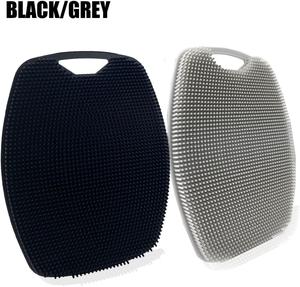 सार्वभौमिक सिलिकॉन अंडाकार स्नान ब्रश उत्कृष्ट मालिश प्रभाव के साथ नरम ब्रिस्टल स्नान तौलिया - Product Image 3