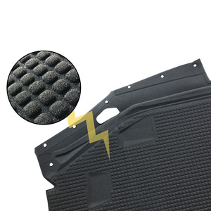 <b>Engine</b> <b>Hood</b> Heat Insulation Cover Liner for Mercedes-Benz YC44-05151 Black with Clips - Product Image 4