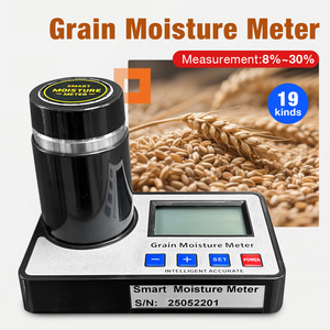 Toptan yeni 19 çeşit tahıllar su test cihazı taşınabilir akıllı yeşil kahve çekirdeği nem ölçer/kahve çekirdeği nem dedektörü - Product Image 4