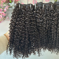 Meilleur fournisseur de mèches de cheveux humains brésiliens non traités, cheveux vierges afro bouclés crépus 4a 4b 4c