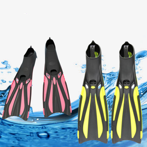 JW-772 Palmes de plongée intégrales durables en TPR pour adultes, type sabot de grenouille, pour la plongée <span class=keywords><strong>avec</strong></span> tuba et la plongée sous-marine - Product Image 1
