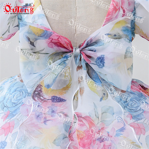 Outong Yoliyolei Girl Princess gonna Drag abito da sera Net garze capanna Fancy Birthday Show abiti donna estate - Product Image 5