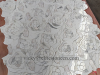 Mosaïque de mosaïque en marbre blanc et vert Ming